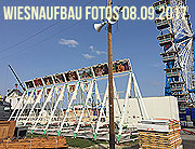 Fotos Aufbauzeit Oktoberfest München 2017 Wiesnaufbau Tag 61 - Fotos und Video vom 08.09.2017  (©Foto: Martin Schmitz)